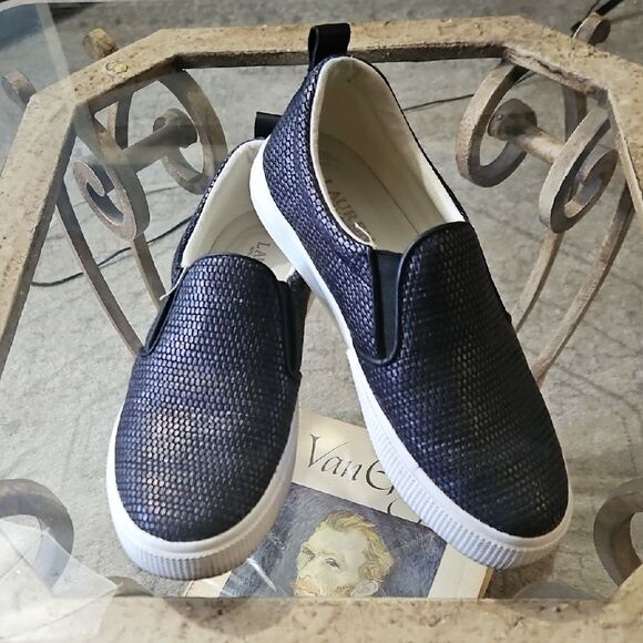 Lauren Ralph Lauren Black Haddley Deck Shoes Size 5.5 - Picture 2 of 8